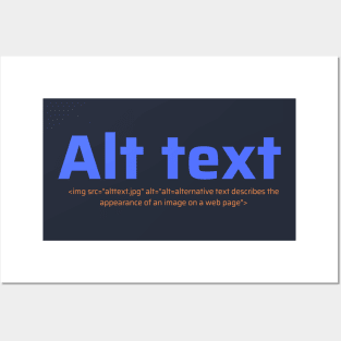 Alt Text Posters and Art